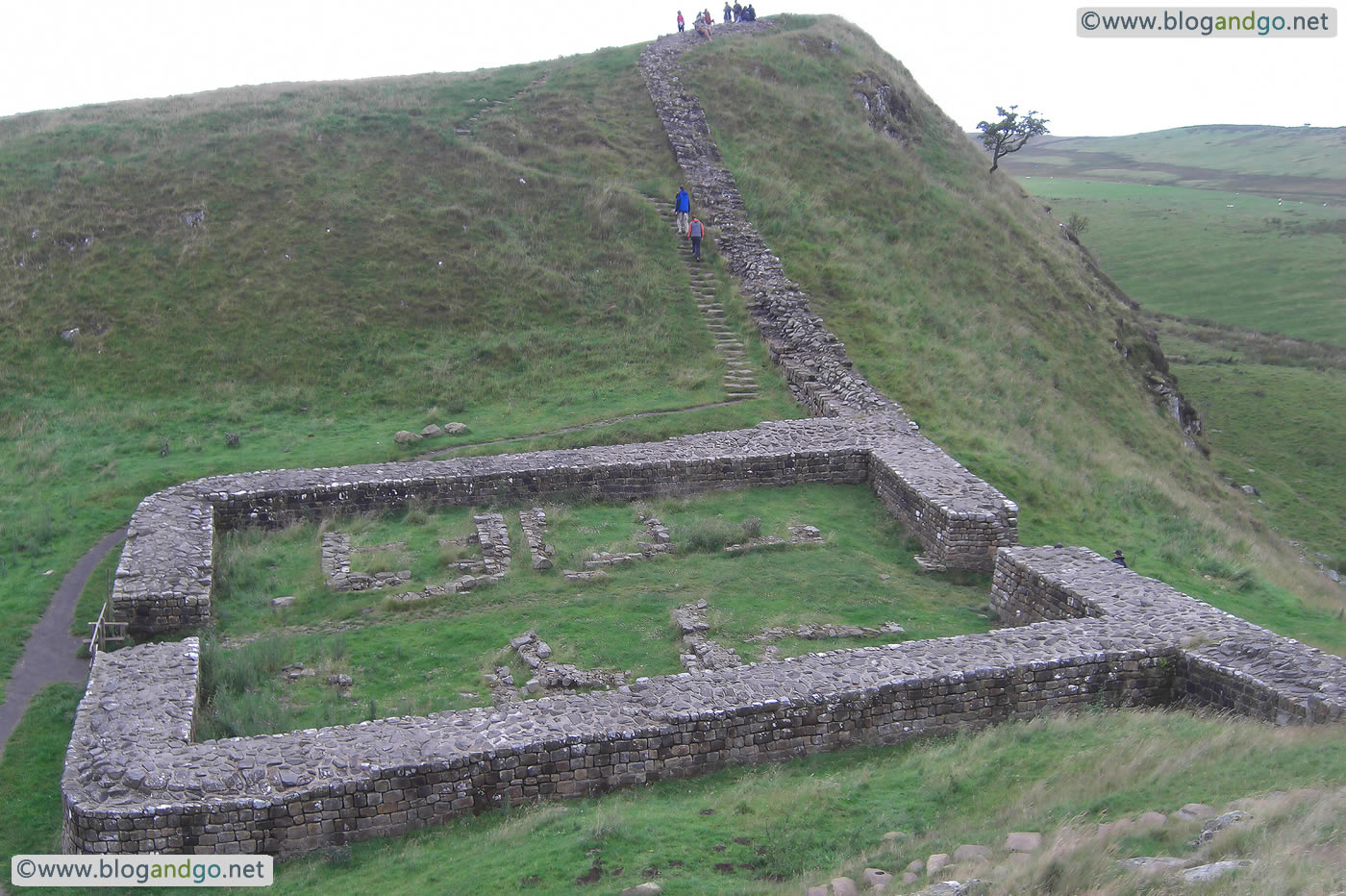 Hadrian's Wall Path - Milecastle 39 Looking West